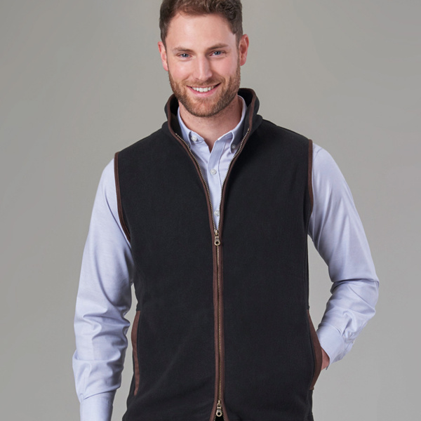 Brook Taverner Unisex Cincinnati Fleece Gilet Thumbnail