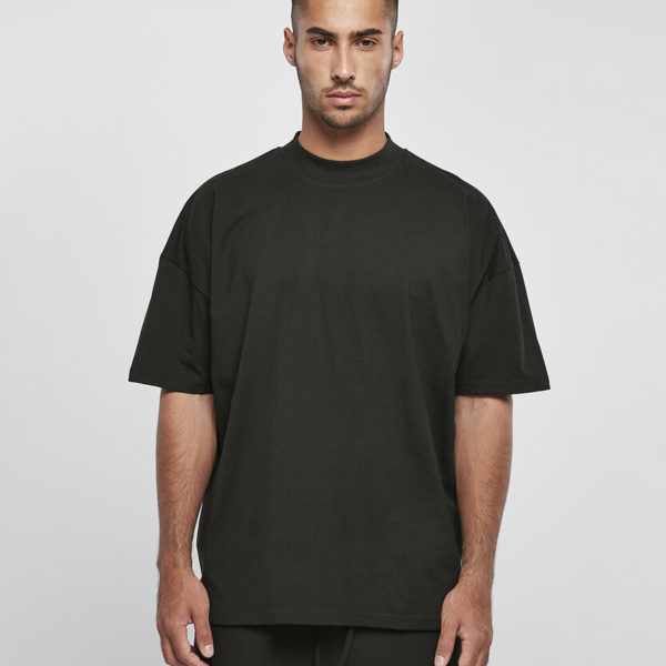 Oversized mock neck tee Thumbnail