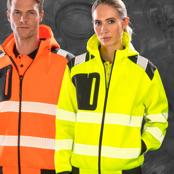 Recycled Zipped Safety Hoody Thumbnail