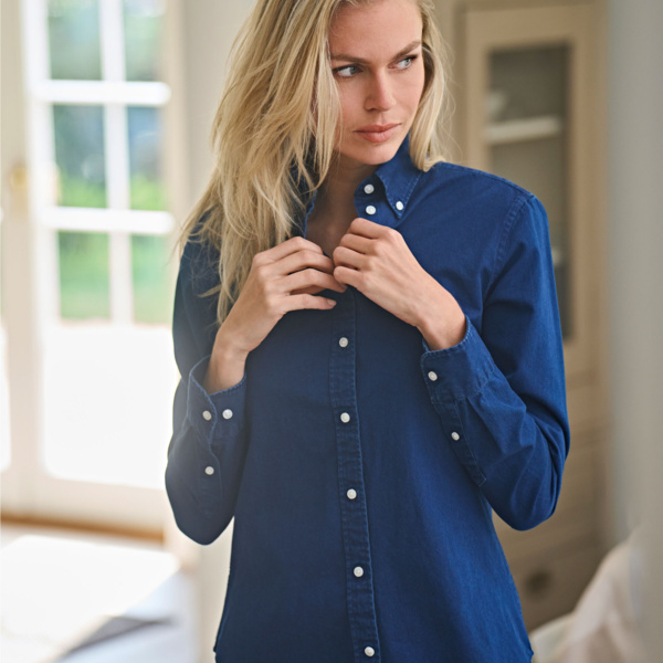 Ladies' Casual Twill Shirt Thumbnail