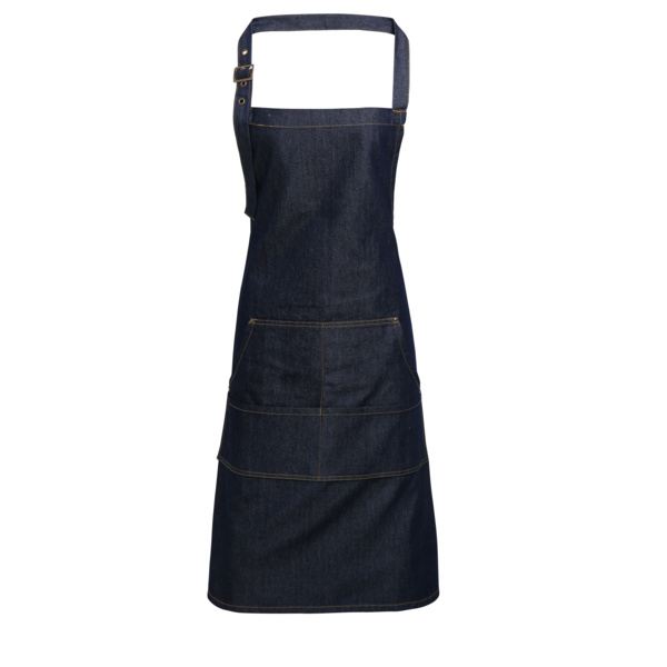 Jeans stitch bib apron Thumbnail